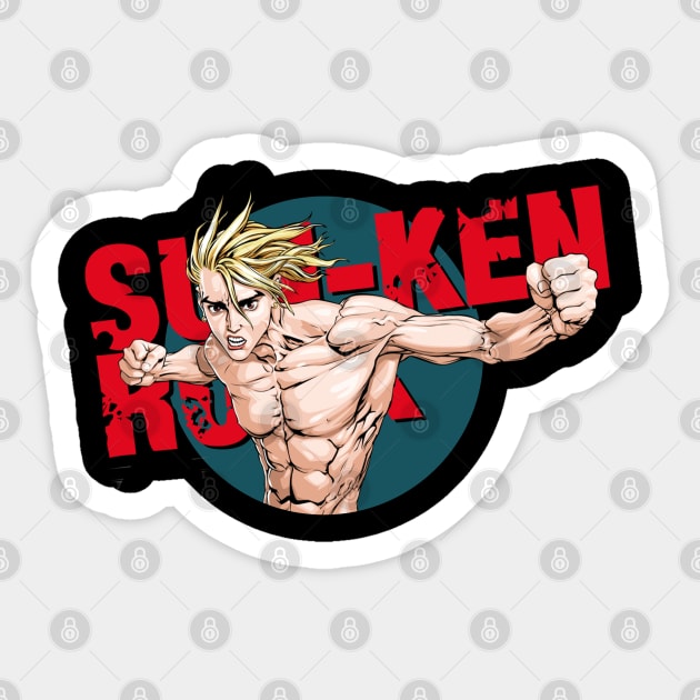 ken kitano Sticker by Sparkledoom